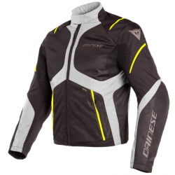 Dainese Μπουφάν Sauris D-Dry Black/Quarry/Fluo-Yellow